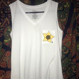 HandPainted Sunflower Tank